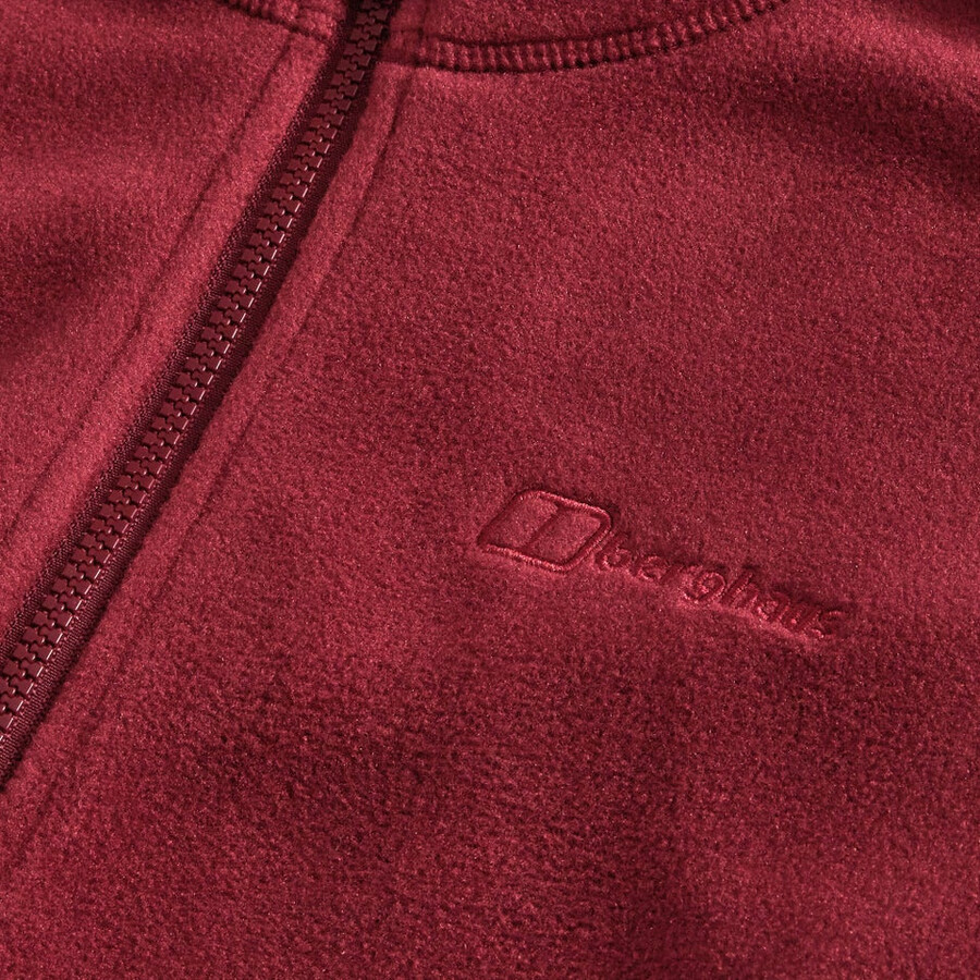 womens prism interactive polartec fleece jacket - red berghaus