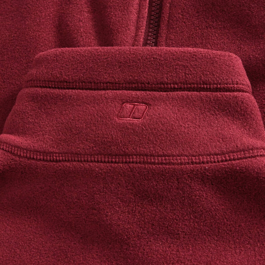 womens prism interactive polartec fleece jacket - red berghaus
