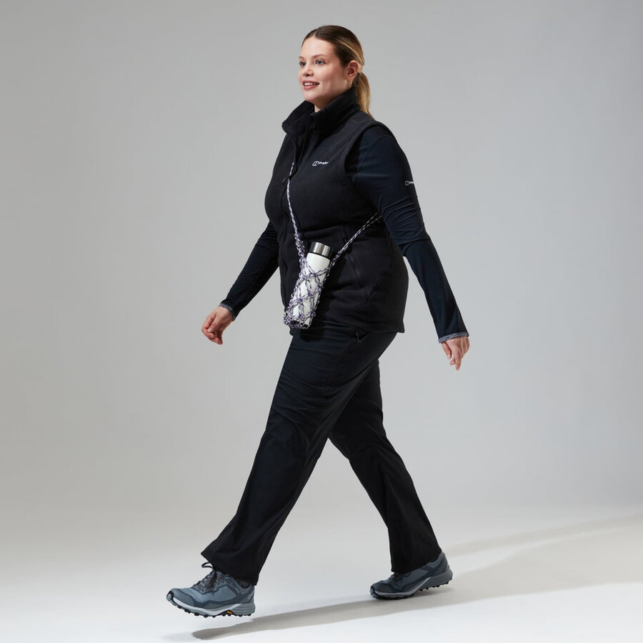 womens prism polartec interactive vest - black berghaus