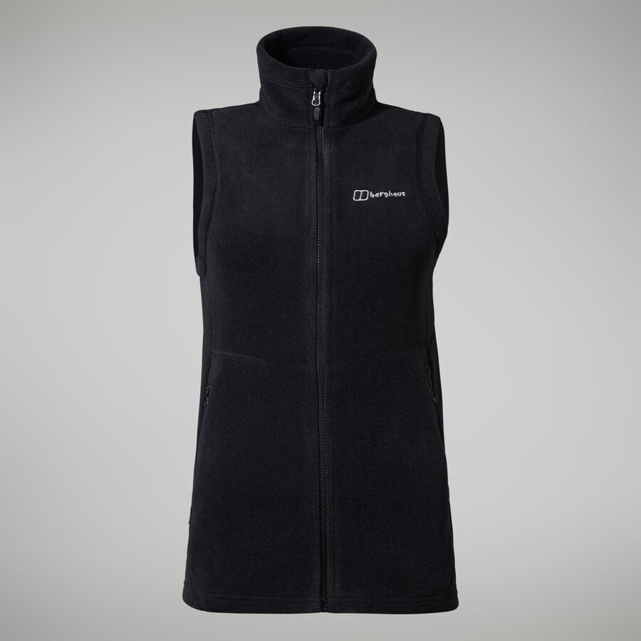 womens prism polartec interactive vest - black berghaus