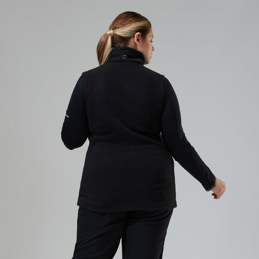 womens prism polartec interactive vest - black berghaus
