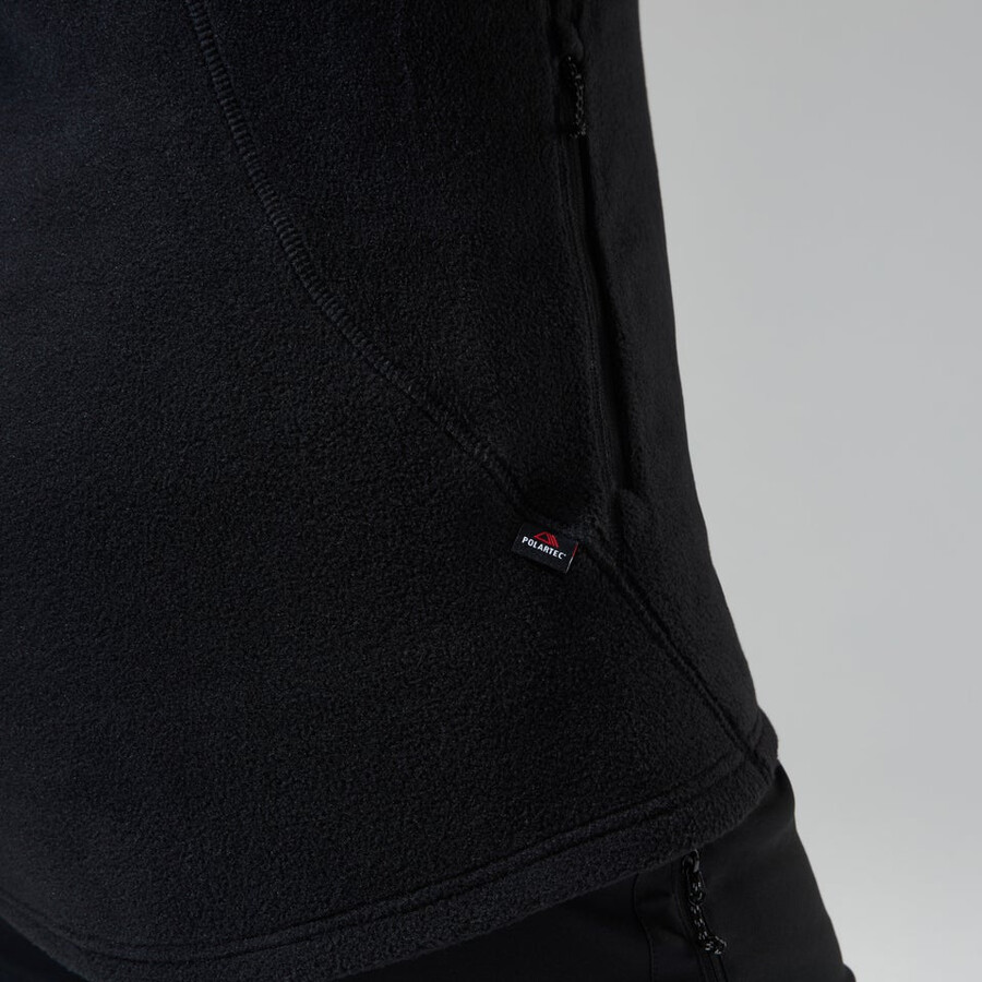 womens prism polartec interactive vest - black berghaus