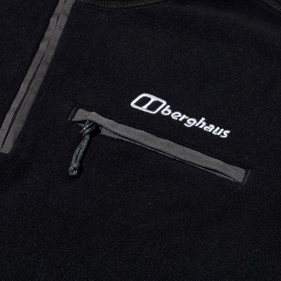 womens prism 2.0 micro half zip - blackblack berghaus