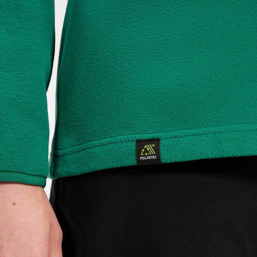 womens prism 2.0 micro half zip polartec fleece - green berghaus
