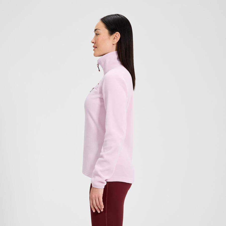 womens prism 2.0 micro half zip polartec fleece - pink berghaus