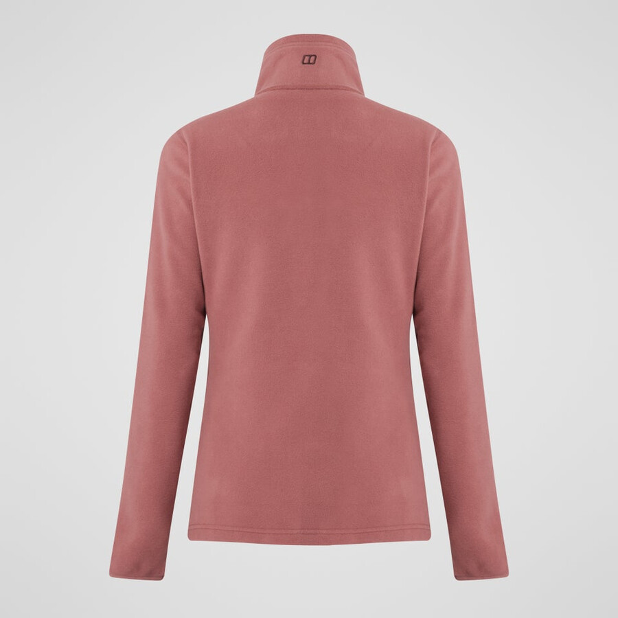 womens prism 2.0 micro half zip polartec fleece - red berghaus