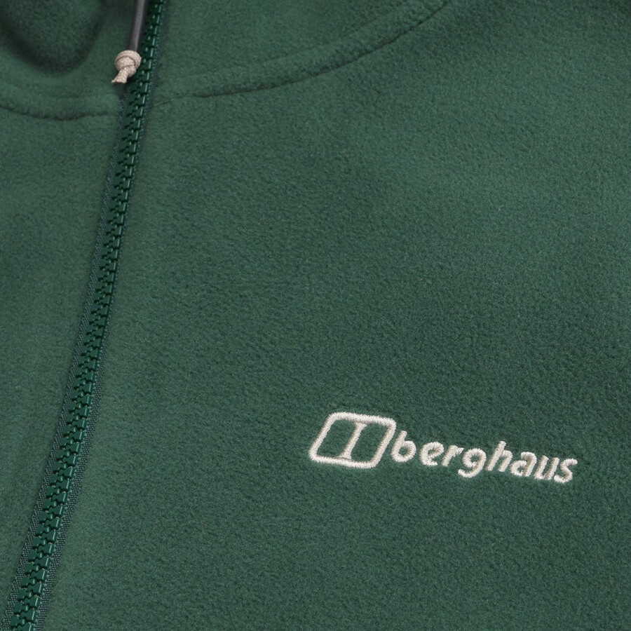 womens prism 2.0 micro full zip polartec fleece - green berghaus