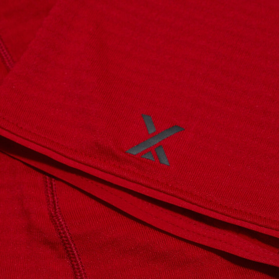 womens mtn arete lb half zip - red berghaus