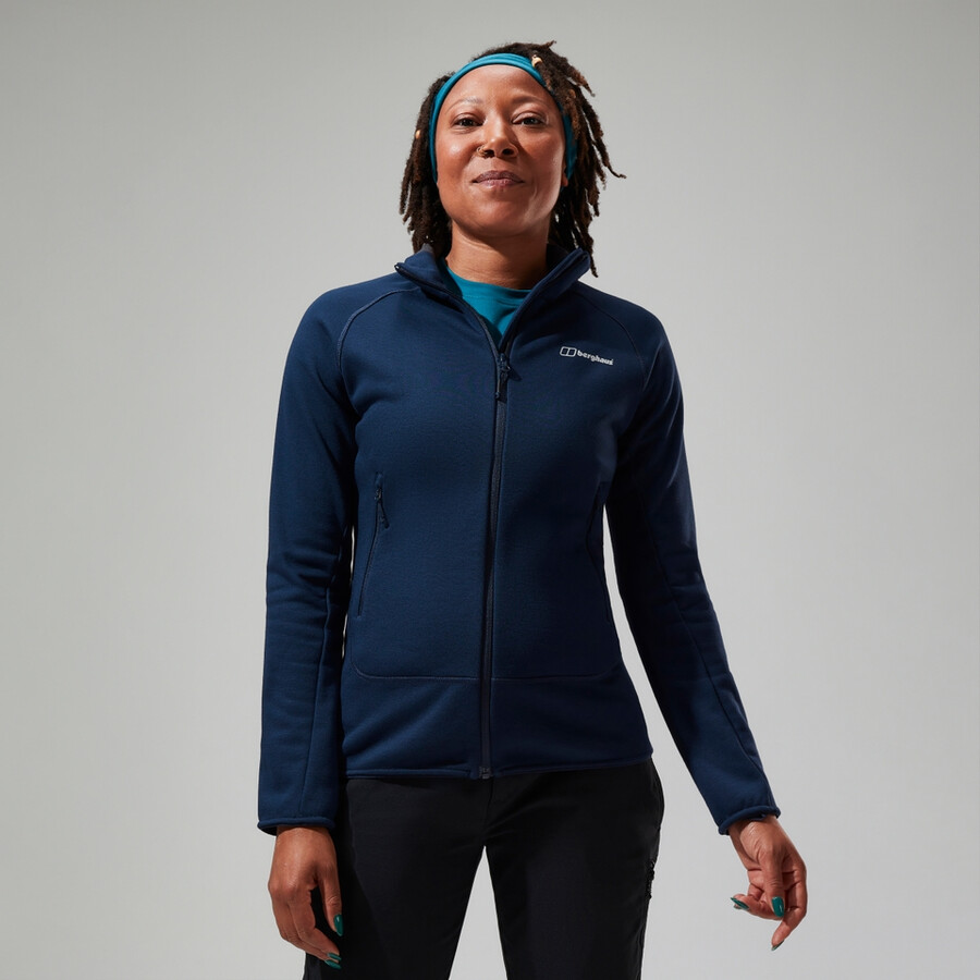 womens heuberg polartec fleece - blue berghaus