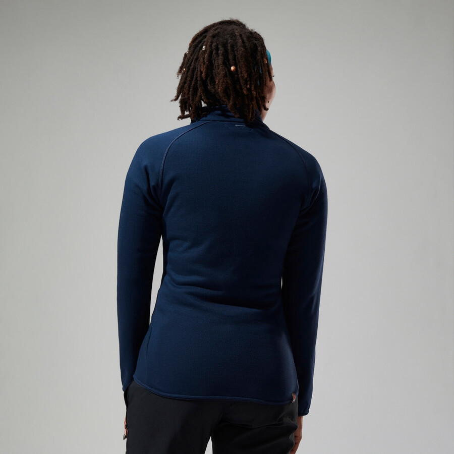 womens heuberg polartec fleece - blue berghaus