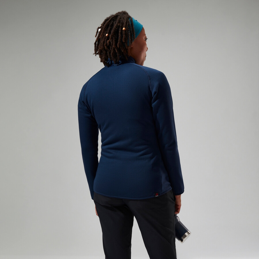 womens heuberg polartec fleece - blue berghaus