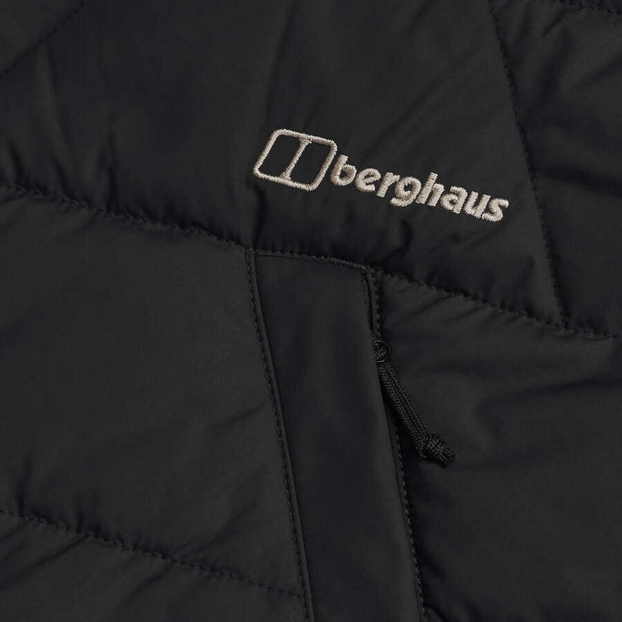 womens netherdene quilted vest - black berghaus
