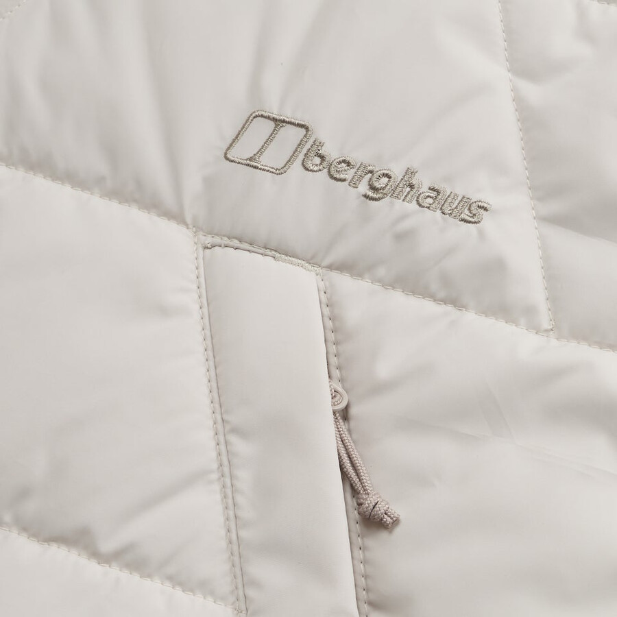 womens netherdene quilted vest - grey berghaus