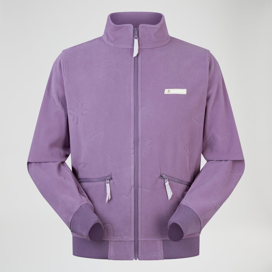 unisex daily nature interactive fleece - purple berghaus