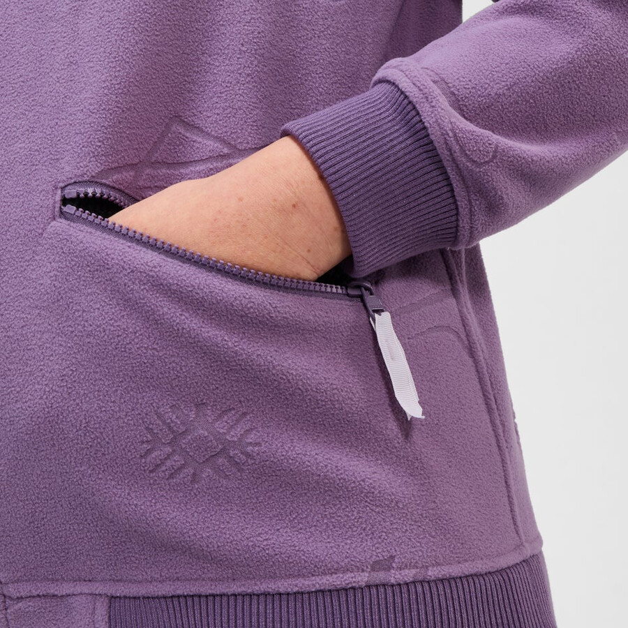 unisex daily nature interactive fleece - purple berghaus