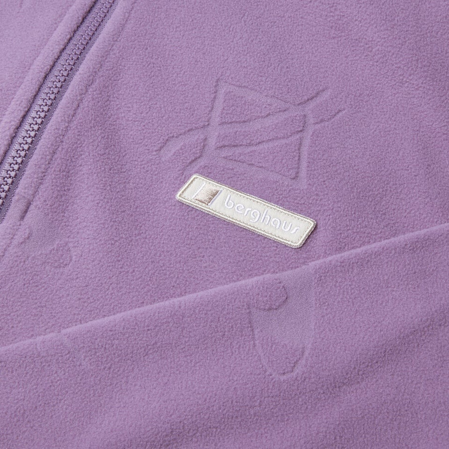 unisex daily nature interactive fleece - purple berghaus