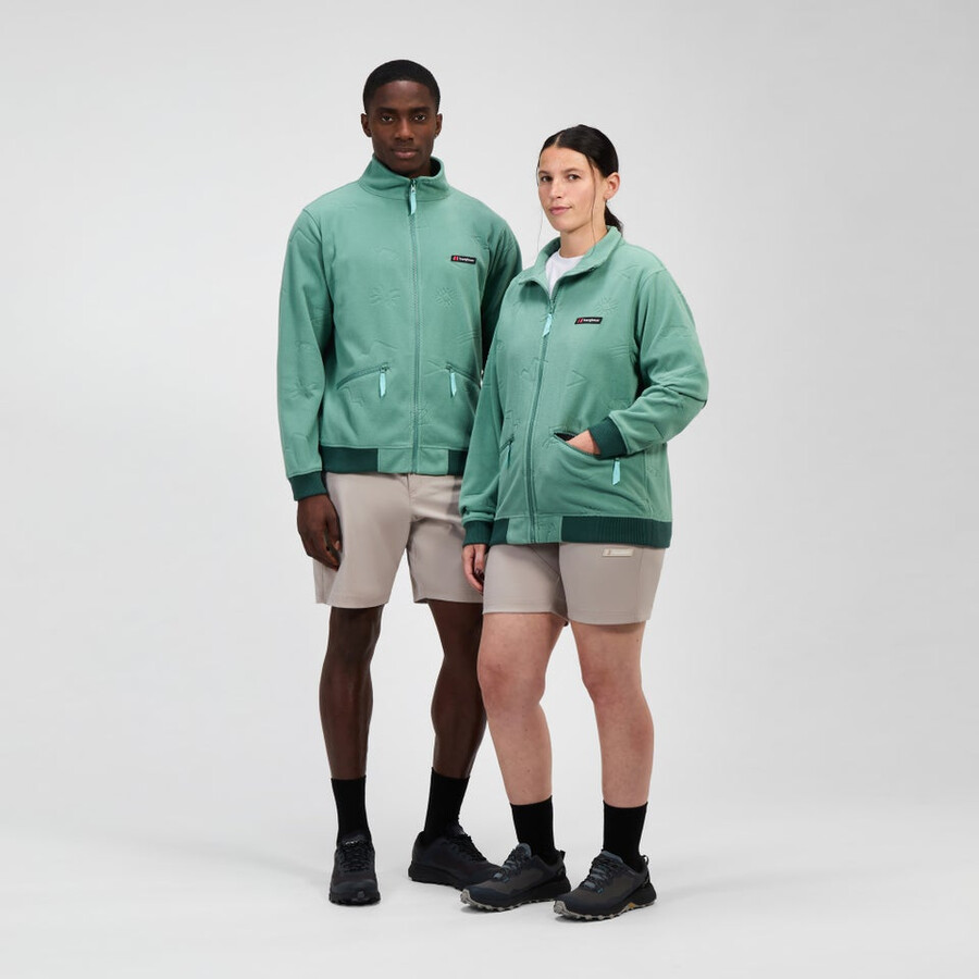 unisex daily nature interactive fleece - green berghaus
