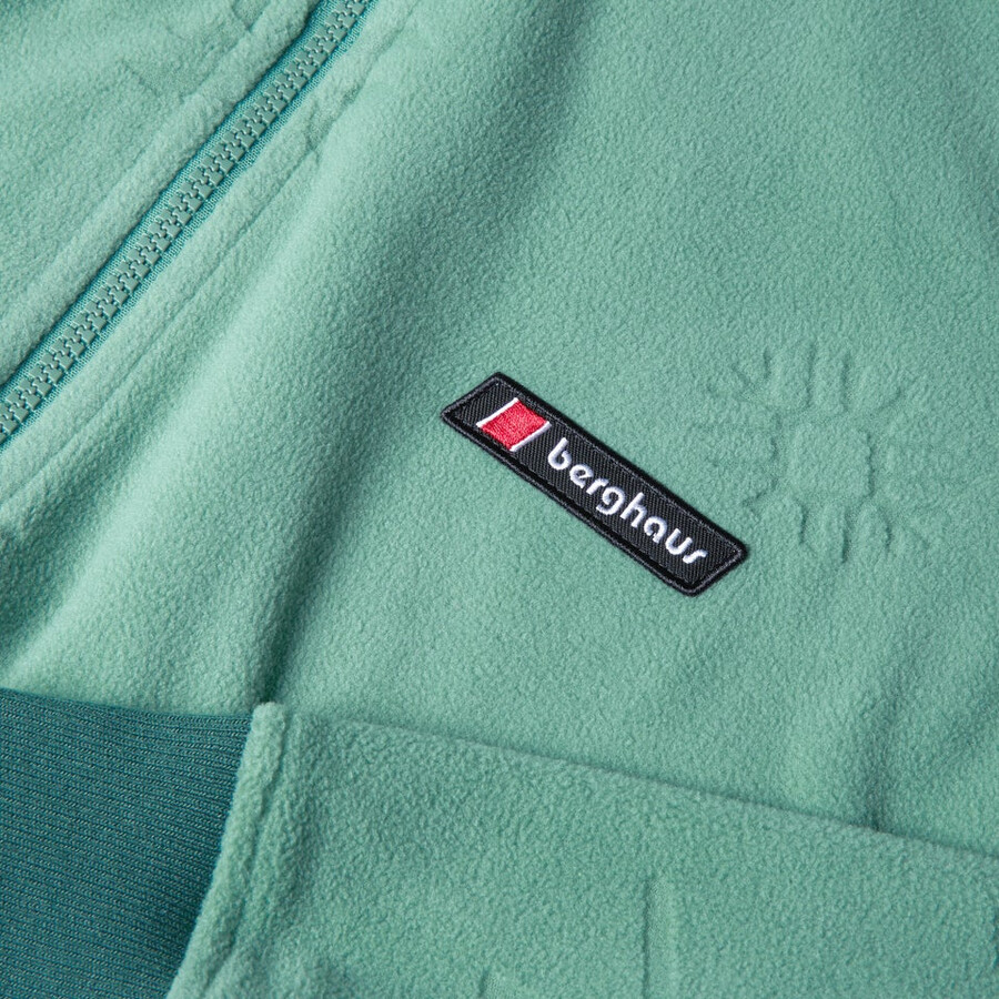 unisex daily nature interactive fleece - green berghaus