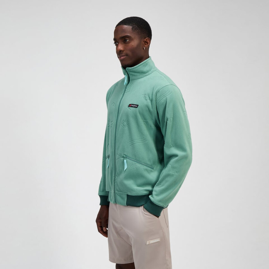 unisex daily nature interactive fleece - green berghaus