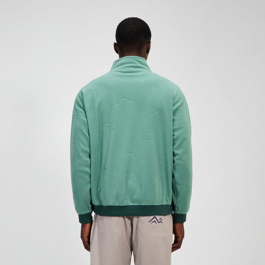 unisex daily nature interactive fleece - green berghaus