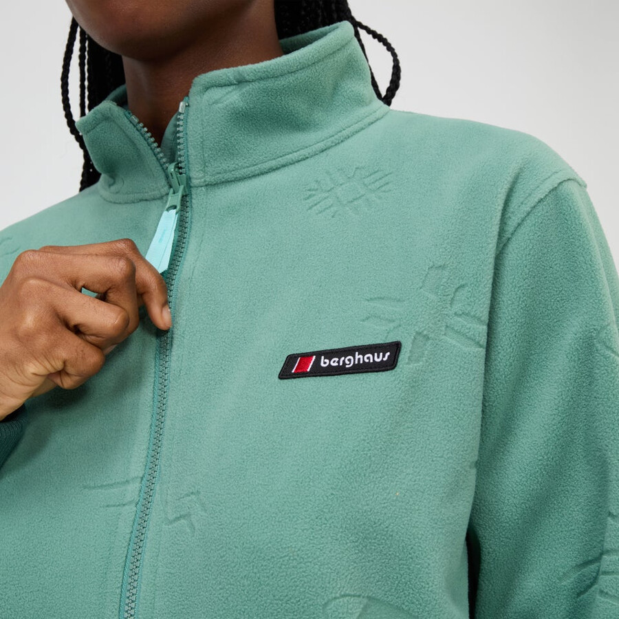 unisex daily nature interactive fleece - green berghaus