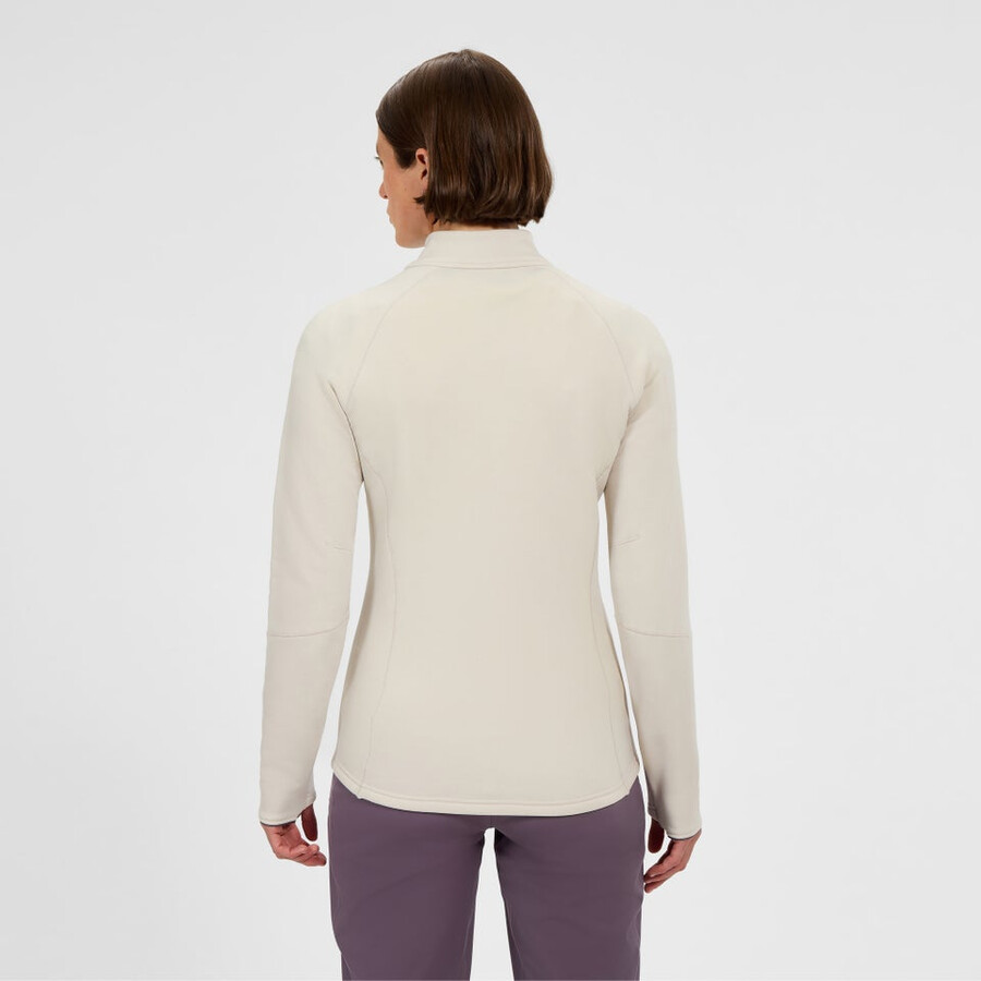womens kinetic powerstretch jacket - grey berghaus