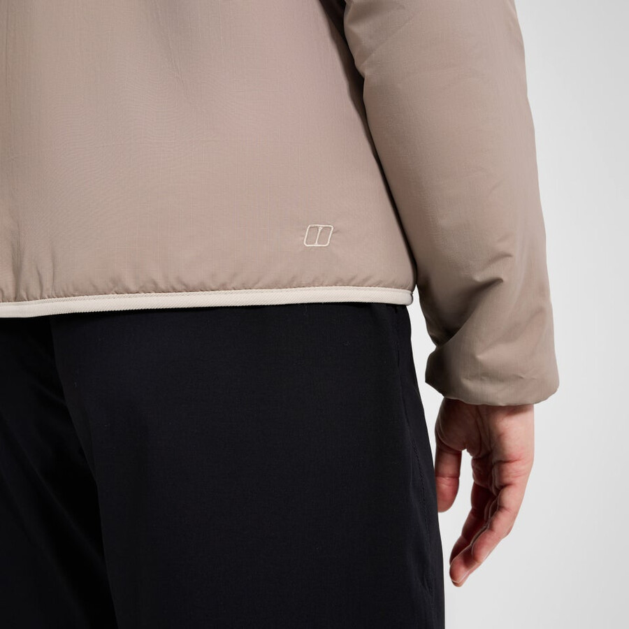 womens asperton reversible jacket - naturalgrey berghaus