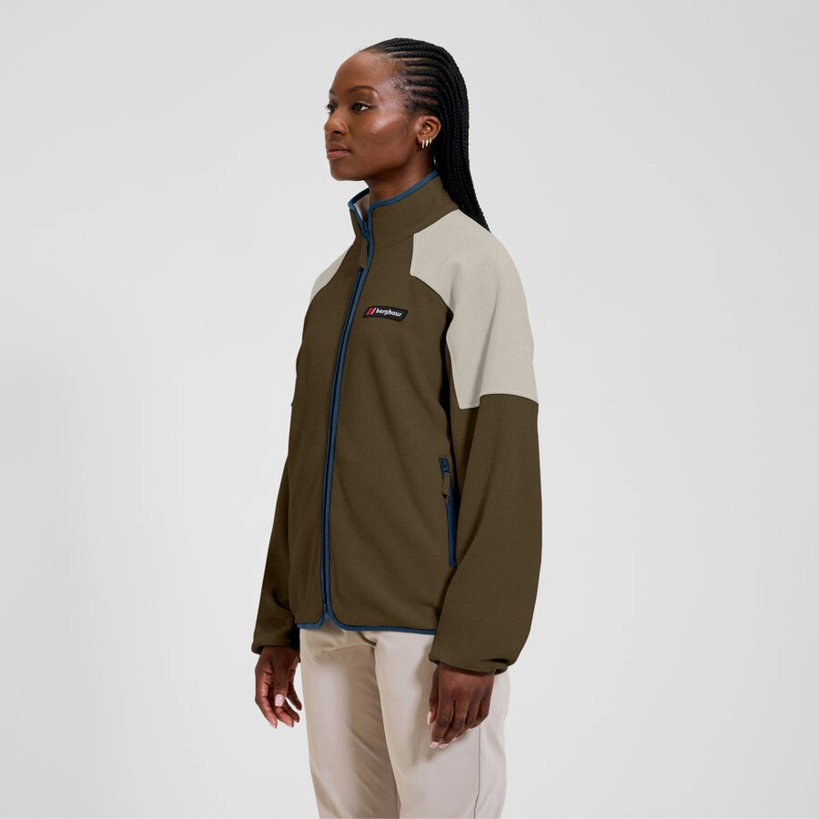 unisex 1997 fleece jacket - browngrey berghaus