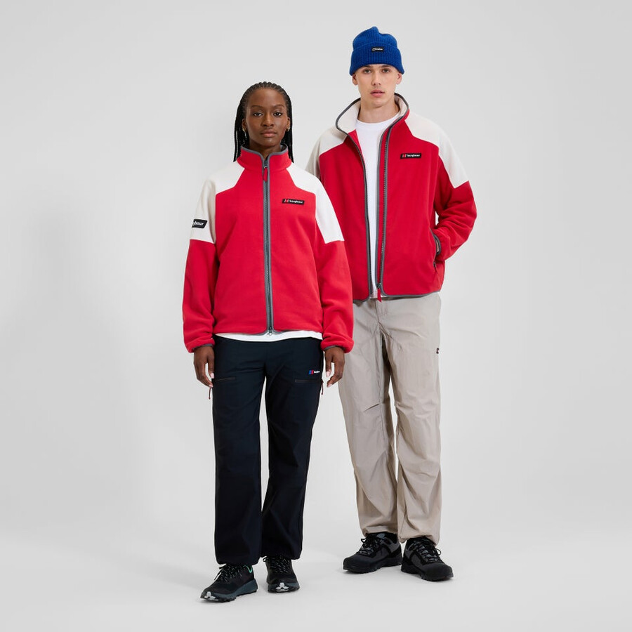 unisex 1997 fleece jacket - rednatural berghaus