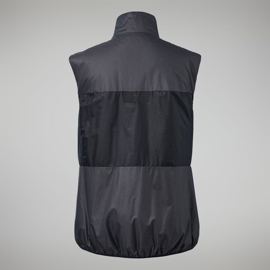 womens mtn arete lb synthetic vest - greyblack berghaus
