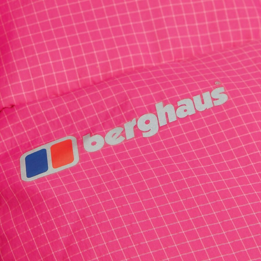 unisex sabber down insulated gilet - pink berghaus