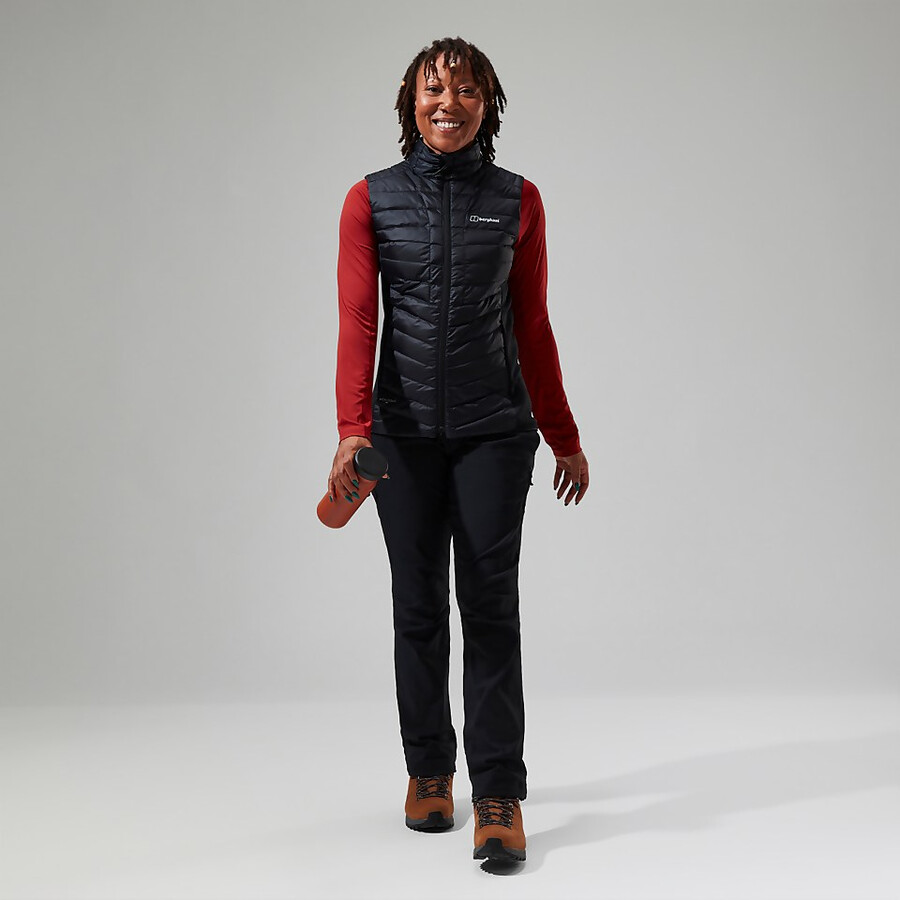 womens tephra 2.0 insulated gilet - black berghaus
