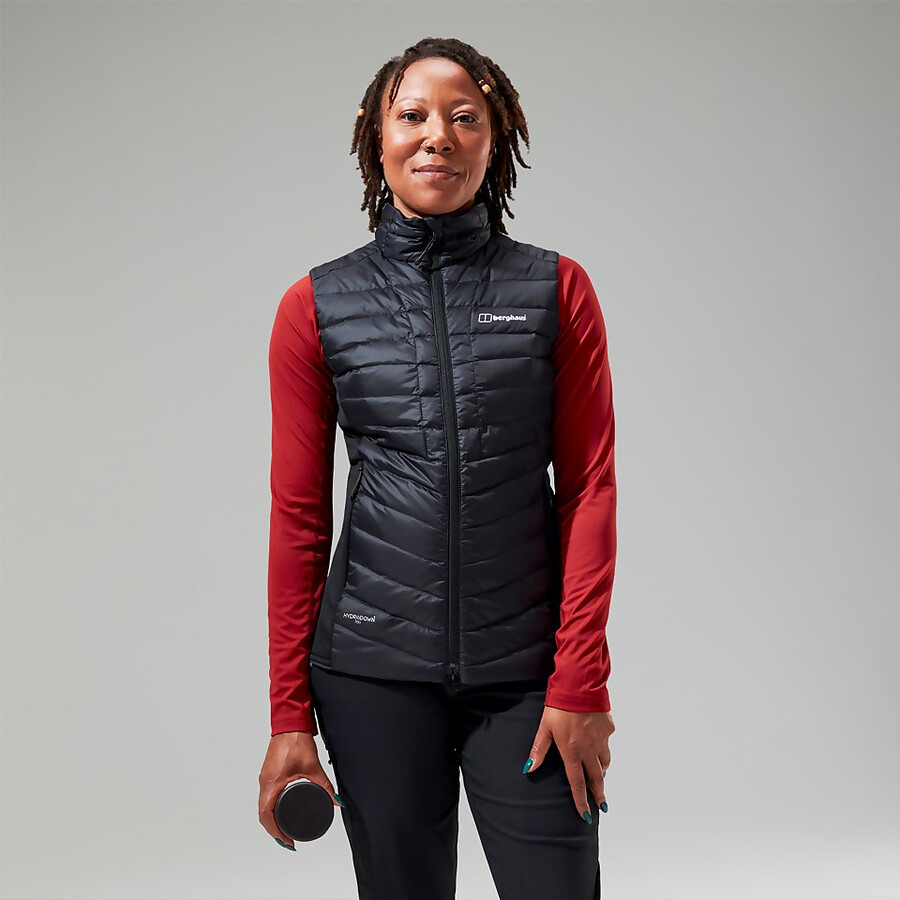 womens tephra 2.0 insulated gilet - black berghaus
