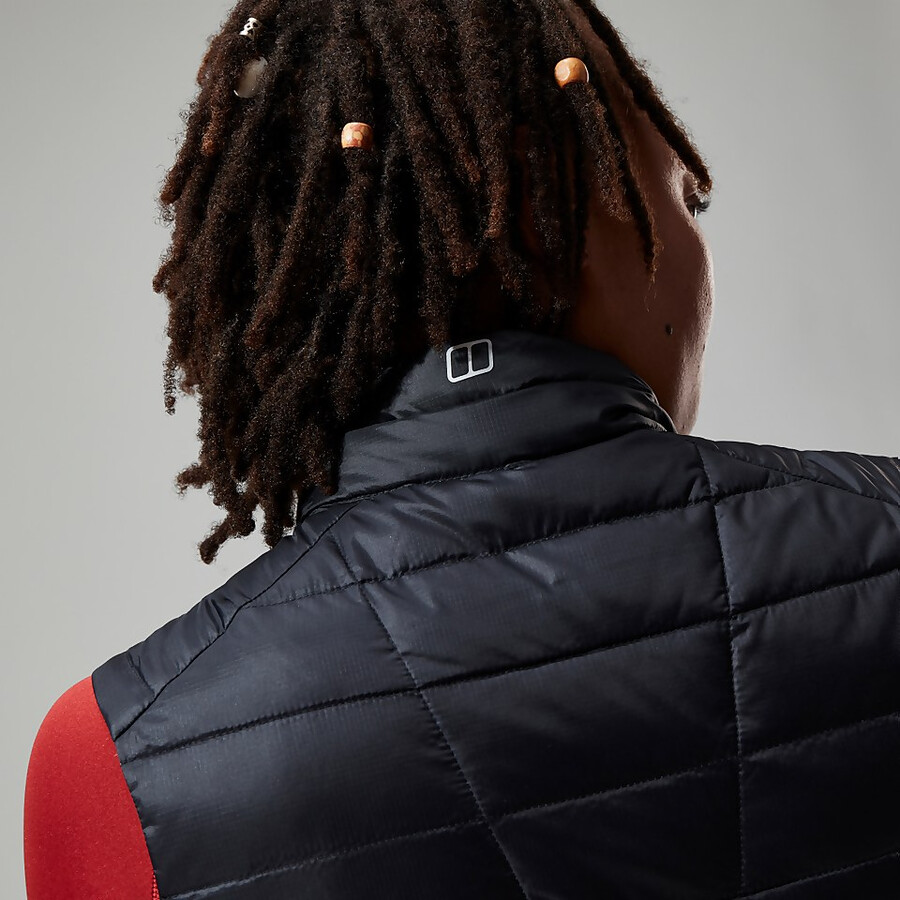 womens tephra 2.0 insulated gilet - black berghaus