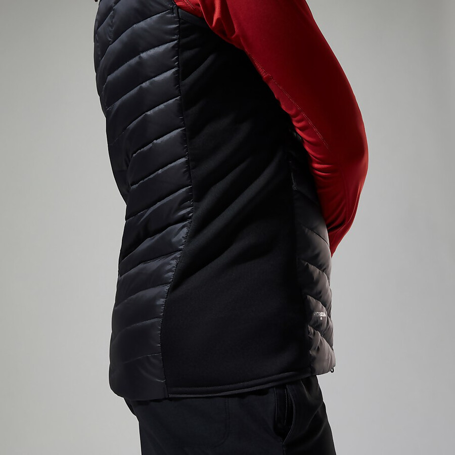 womens tephra 2.0 insulated gilet - black berghaus