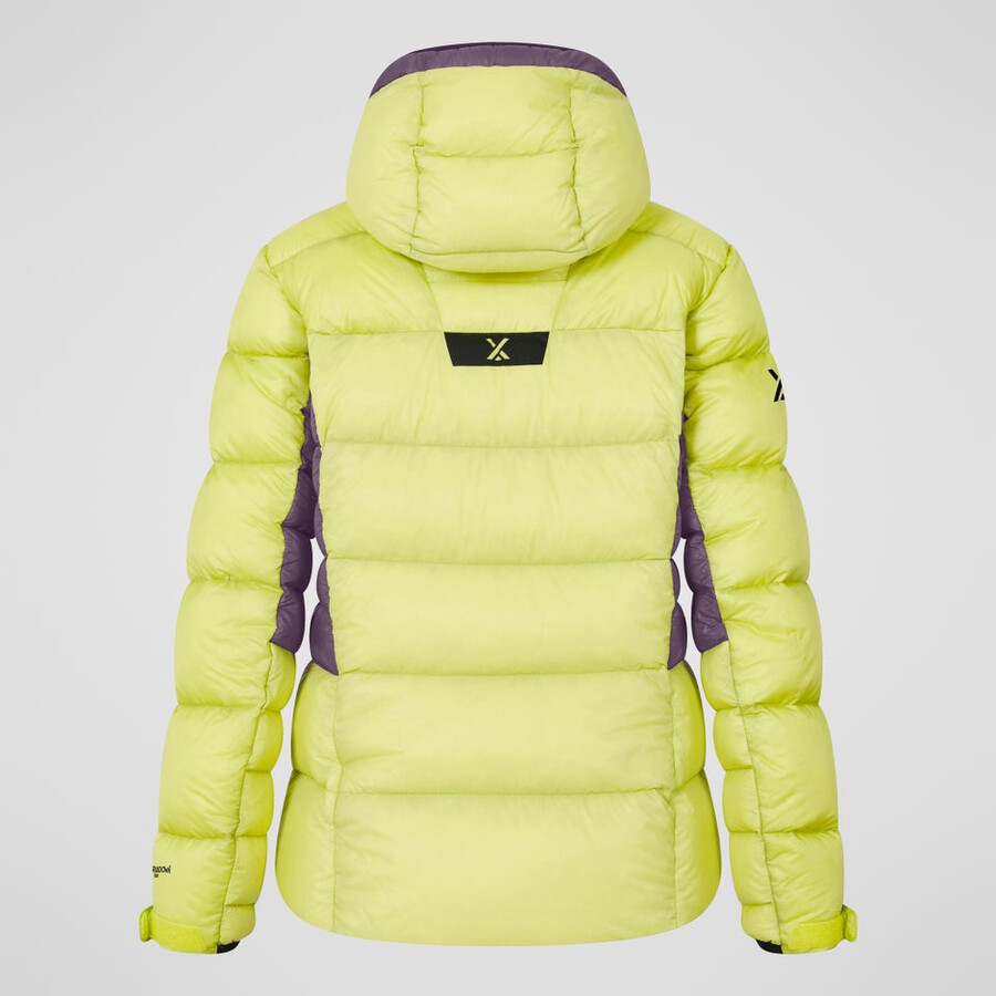 womens mtn arete ultra down hoody - yellowpurple berghaus