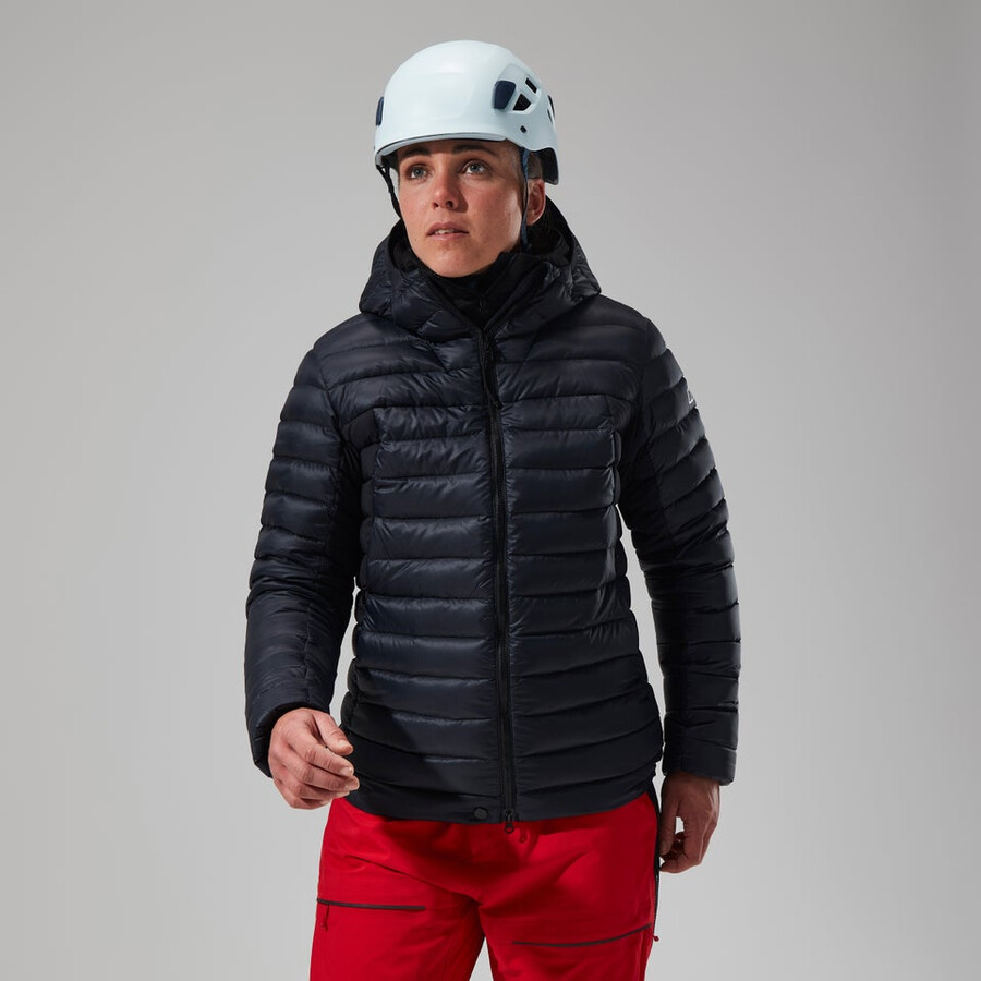 womens mtn seeker mw down hoody - black berghaus