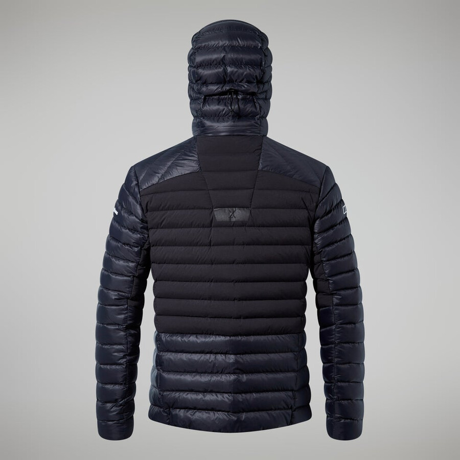womens mtn seeker mw down hoody - black berghaus