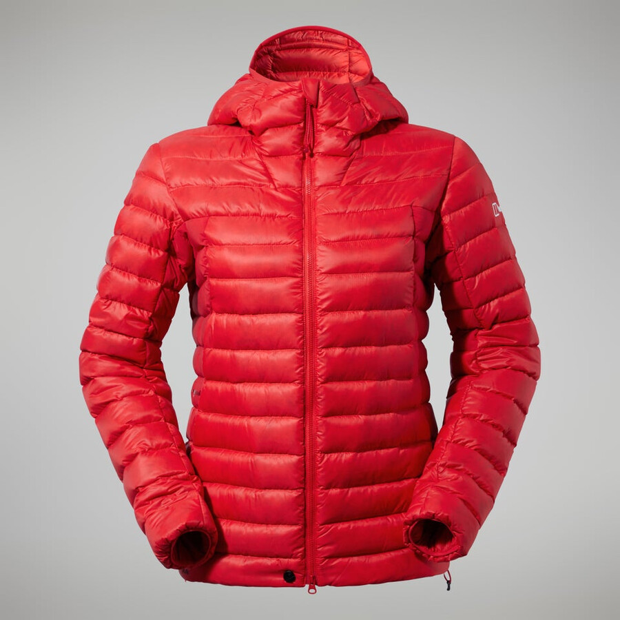 womens mtn seeker mw down hoody - red berghaus