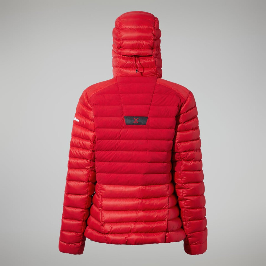 womens mtn seeker mw down hoody - red berghaus