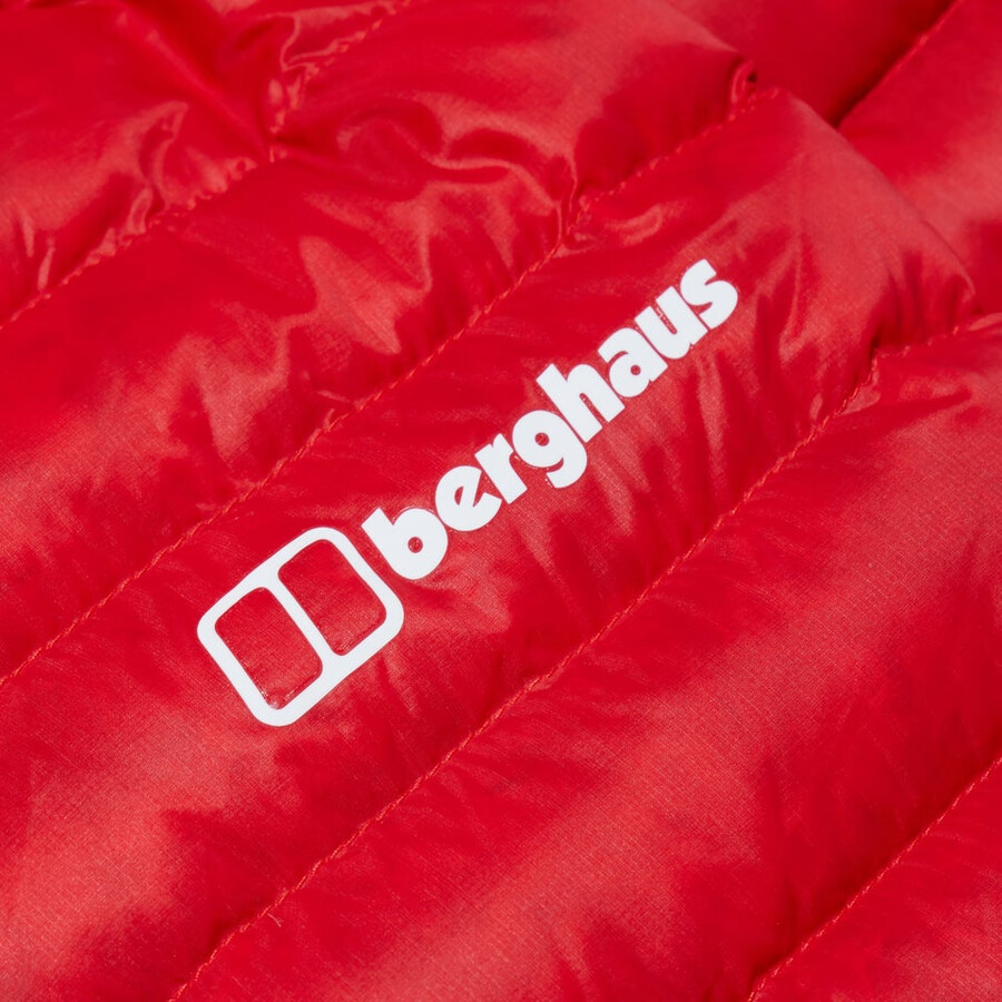 womens mtn seeker mw down hoody - red berghaus