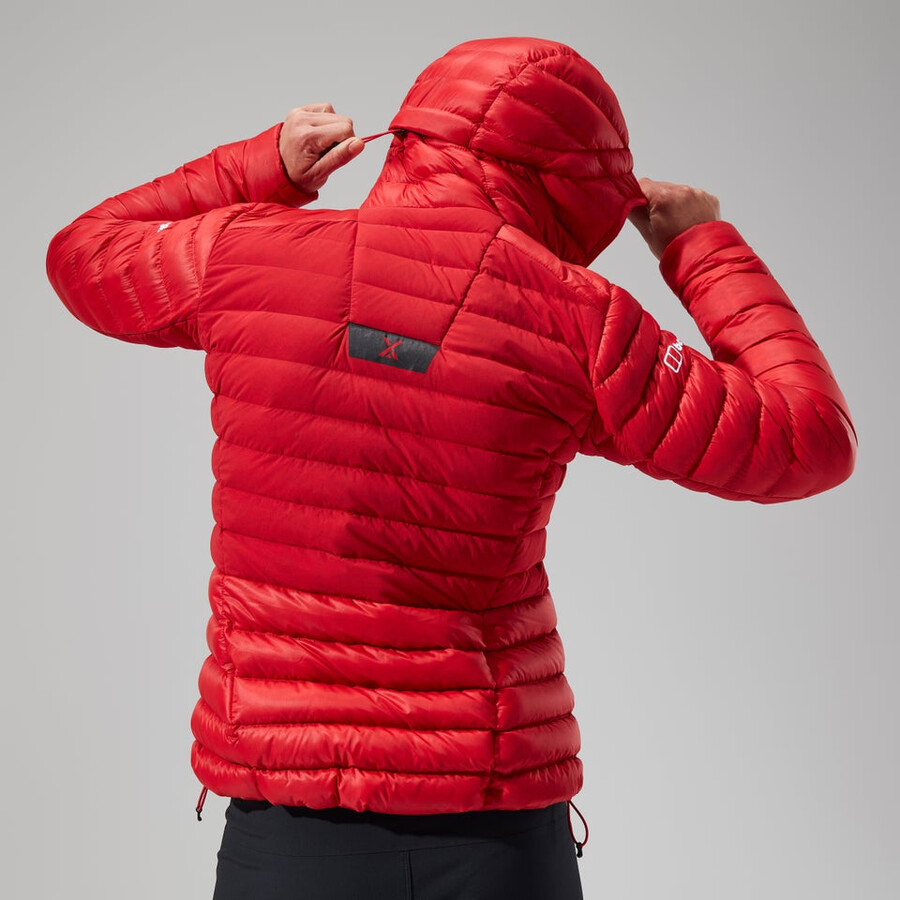 womens mtn seeker mw down hoody - red berghaus