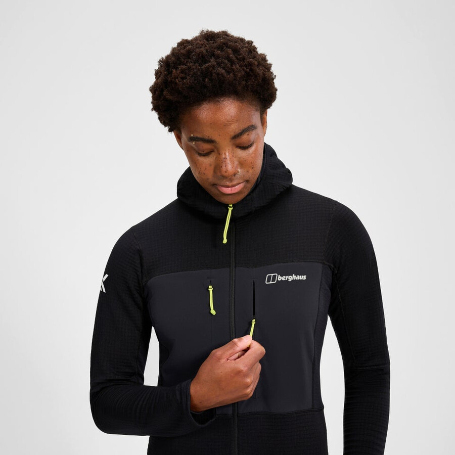 womens mtn guide hoody - black berghaus