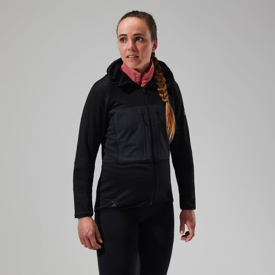 womens mtn guide mw hoody - black berghaus