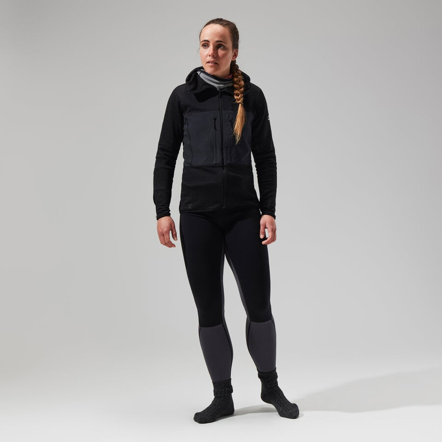 womens mtn guide mw hoody - black berghaus