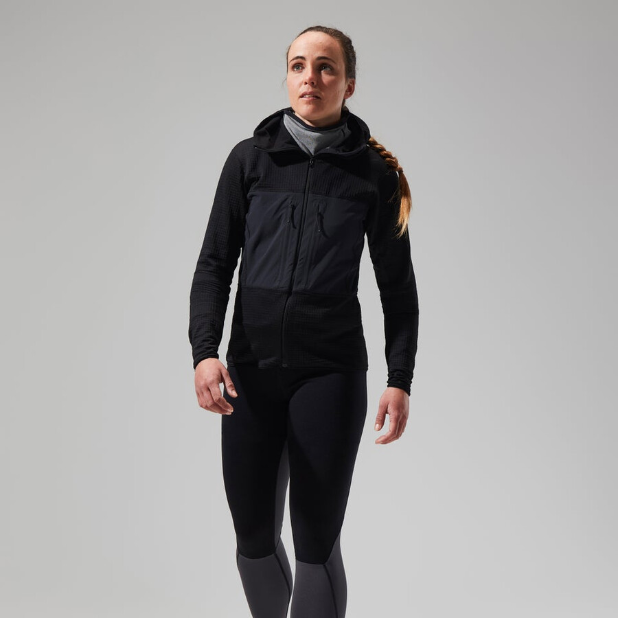 womens mtn guide mw hoody - black berghaus
