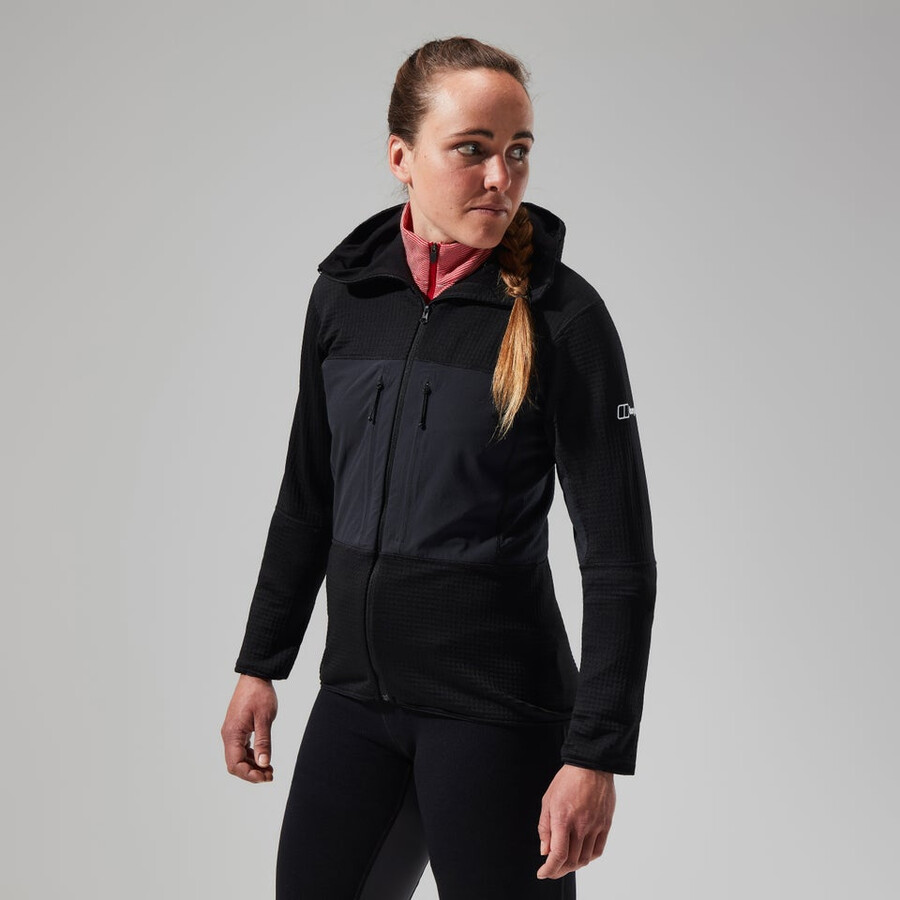 womens mtn guide mw hoody - black berghaus