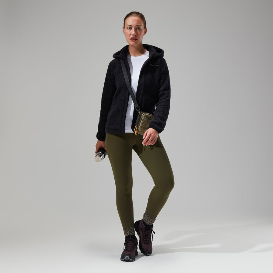 womens darria fz hooded jacket - black berghaus