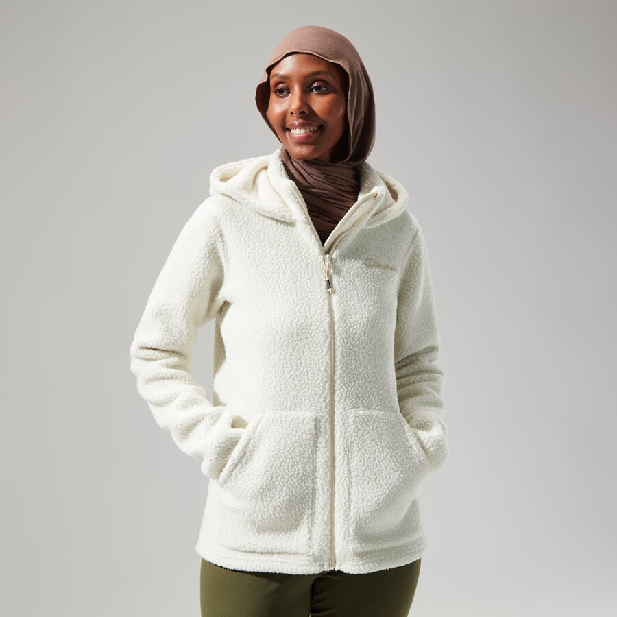womens darria fz hooded jacket - natural berghaus
