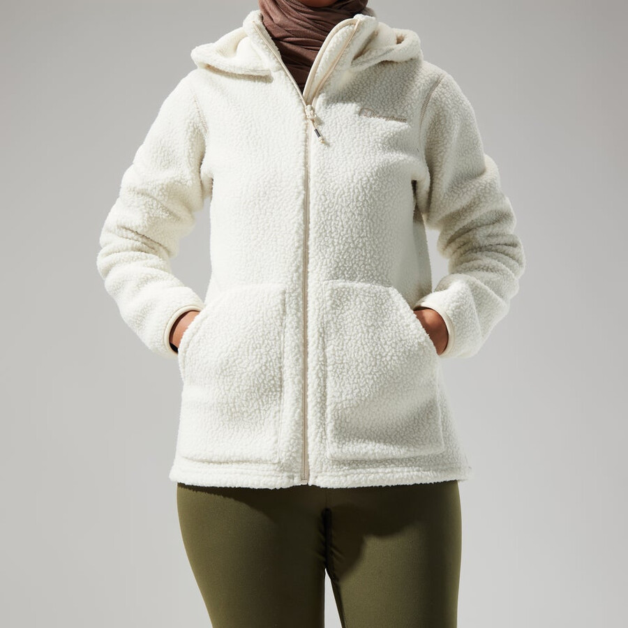 womens darria fz hooded jacket - natural berghaus